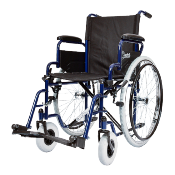 Mehanička invalidska kolica MBK Gemini Blue